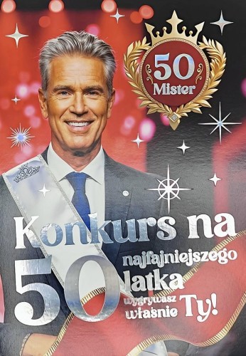 Karnet 6K z szarfą urodzinową