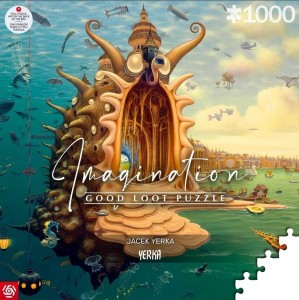 PUZZLE 1000 JACEK YERKA PORT / HARBOR, GOOD LOOT