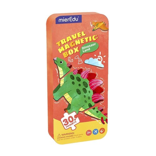 Puzzle magnetyczne Kraina dinozaurów, mierEdu