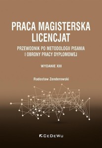PRACA MAGISTERSKA. LICENCJAT W.13