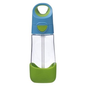 BUTELKA TRITANOWA ZE SŁOMKĄ OCEAN BREEZE 450ML