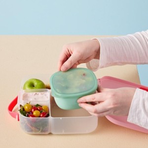 SILIKONOWY POJEMNIK Z POKRYWKĄ DO LUNCHBOXA FOREST