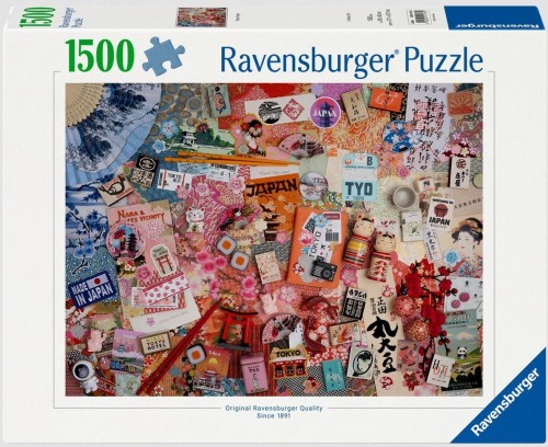 Puzzle 2D 1500 Podróż do Tokyo, Ravensburger