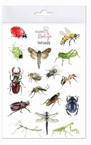 Tatuaże zmywalne Owady, Mama Maluje