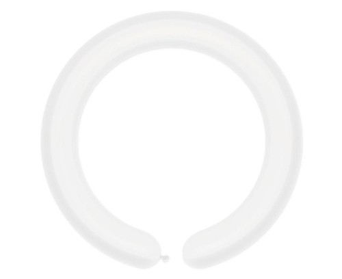Balony rurki włoskie transparentne 100szt