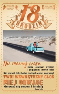 KARTKA OKOLICZNOŚCIOWA URODZINY 18 U67