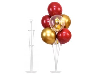 STELAŻ NA BUKIET Z 7 BALONÓW 74CM
