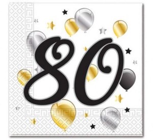 SERWETKI PAPIEROWE BALLOONS 80 33 X33 20SZT