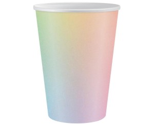 KUBECZKI PAPIEROWE OMBRE 266ML 6SZT