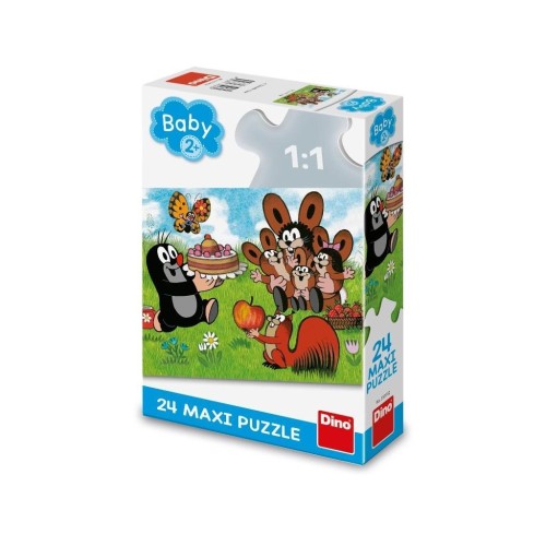 Puzzle baby 24 Krecik Urodziny, Dino Toys