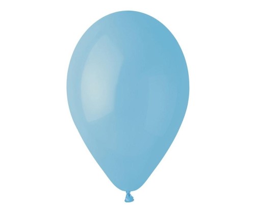 Balony Gemar pastel baby blue macaron 100szt