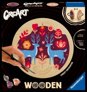 CREART WOODEN SKANDYNAWIA RENIFERY, RAVENSBURGER