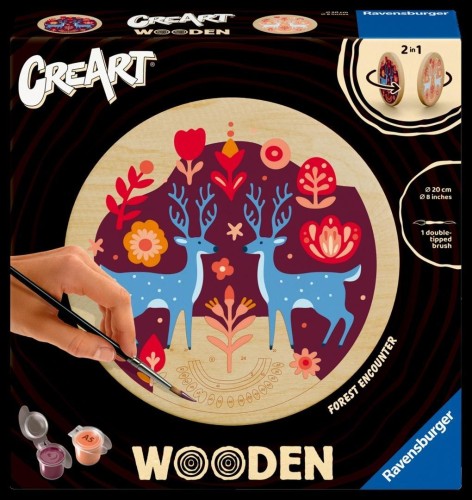 CreArt Wooden Skandynawia Renifery, Ravensburger