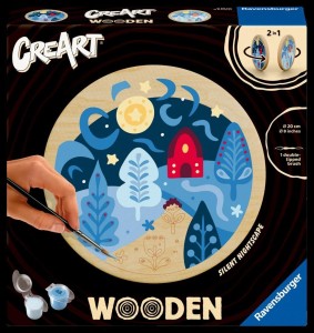 CREART WOODEN SKANDYNAWIA NOC, RAVENSBURGER