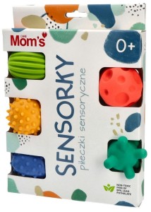 PIŁECZKI SENSORYCZNE PASTELOWE, MOM'S CARE