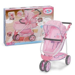 BABY BORN - DELUXE PRAM FLOWERS, ZAPF