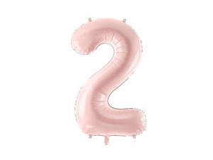 BALON FOLIOWY 2 JASNY RÓŻOWY 72CM
