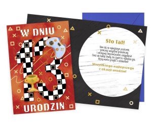 KARNET URODZINY 13