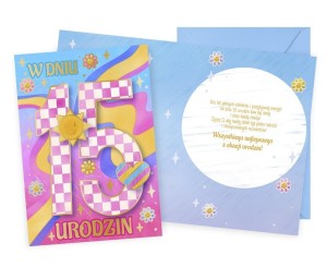 KARNET URODZINY 15