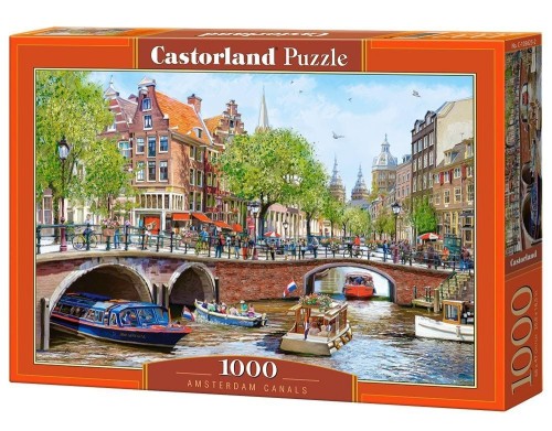 Puzzle 1000 Amsterdam Canals CASTOR, Castorland