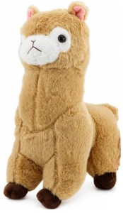 ALPAKA PLUSZOWA KREMOWA 38CM, LEANTOYS