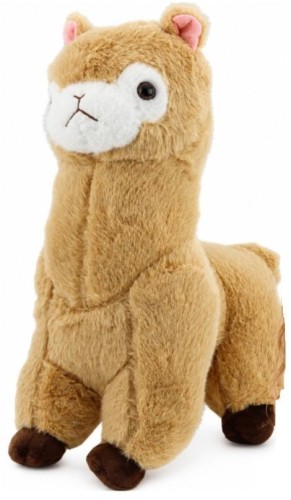 Alpaka Pluszowa Kremowa 38cm, Leantoys