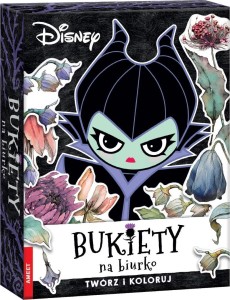 DISNEY CLASSIC. BUKIETY NA BIURKO. TWÓRZ I KOLORUJ