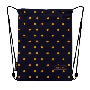 WOREK NA OBUWIE ASTRABAG FLUFFY KITTY BLACKA AD1