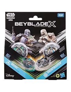 BEYBLADE X STAR WARS GROGU VS SNOWTROOPER, HASBRO