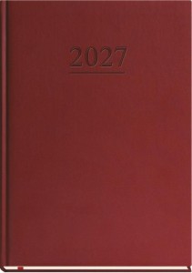 TERMINARZ 2027 A4 TYGODNIOWY UNIWERSALNY BORDO