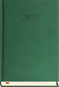 TERMINARZ 2027 A5 DZIENNY MENADŻERA ZIELEŃ