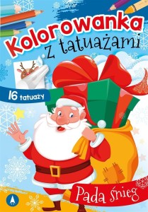 KOLOROWANKA Z TATUAŻAMI. PADA ŚNIEG