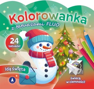 KOLOROWANKA Z TATUAŻAMI FLOU IDĄ ŚWIĘTA