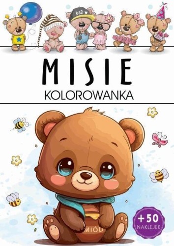 Misie. Kolorowanka, praca zbiorowa