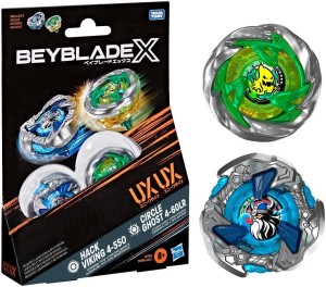 BEYBLADE X CIRCLE GHOST 4-60LR HACK VIKING 4-55O