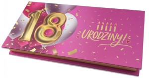 PUDEŁKO PREZENTOWE URODZINY 18, PAN DRAGON