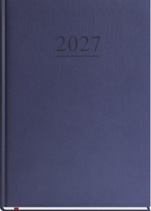 TERMINARZ 2027 B5 TYGODNIOWY KLASYCZNY GRANAT