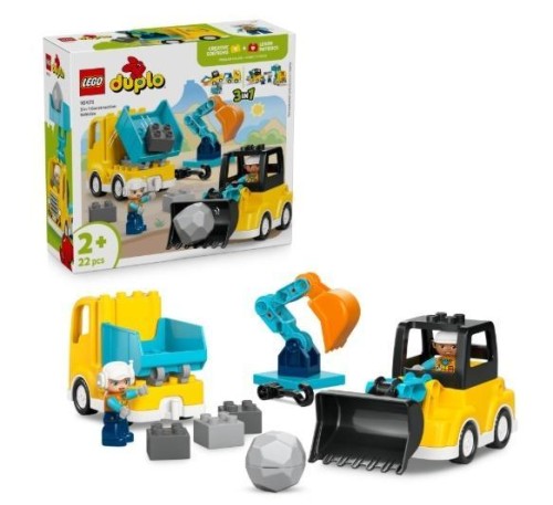 LEGO(R) DUPLO 10475 Maszyny budowlane 3w1, LEGO(R)