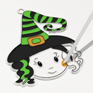 HALLOWEENOWY WITRAŻYK DO MALOWANIA