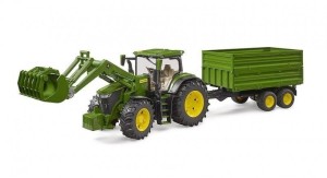 TRAKTOR JOHN DEERE 7R 350 Z ŁADOWACZEM CZOŁOWYM