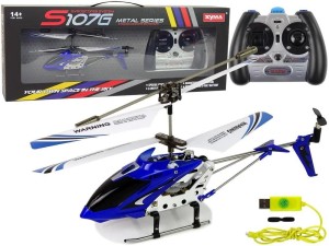 LATAJĄCY HELIKOPTER R/C, LEANTOYS