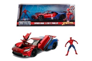 JADA MARVEL SPIDER-MAN 2017 FORD GT 1:24, JADA