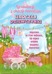 KARTKA OKOLICZNOŚCIOWA NARODZINY MF41