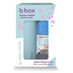BUTELKA TERMICZNA 690ML + BUTELKA ZE SŁOMKĄ 450ML