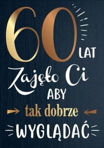 KARNET B6 PR-109 URODZINY 60