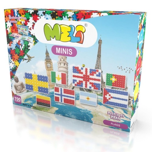 Klocki Meli Minis Flags 700szt, Meli