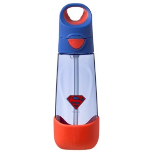 BUTELKA TRITANOWA ZE SŁOMKĄ SUPERMAN 600ML