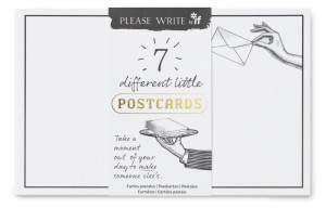 PLEASE WRITE POCZTÓWKI 7SZT