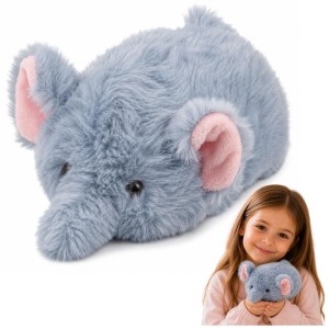 MASKOTKA SŁONIK SZARY 18CM, LEANTOYS