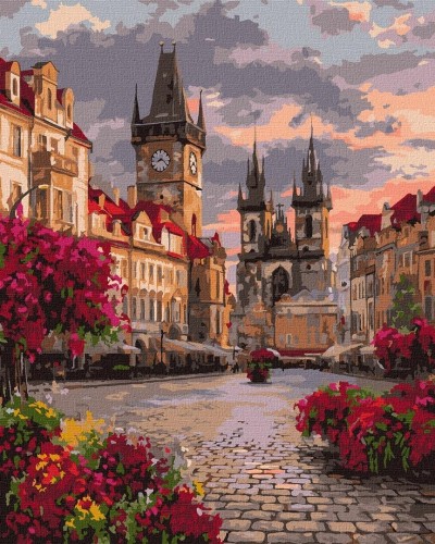 Malowanie po numerach - Majestat Pragi 40x50cm